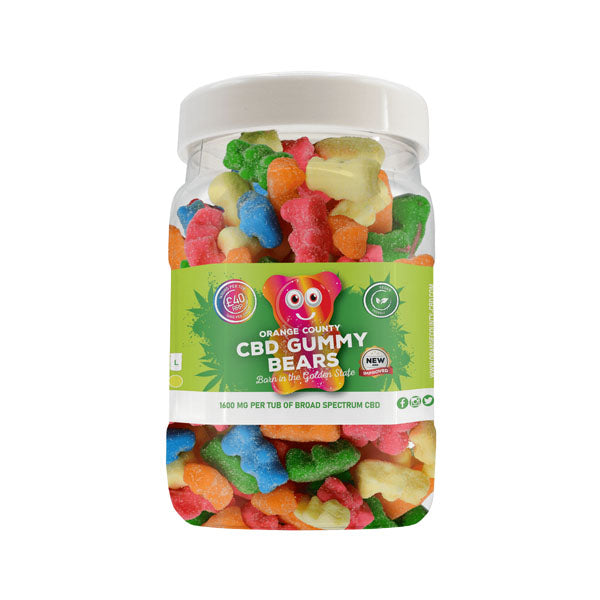 Orange County CBD 1600mg Gummies - Large Pack | Orange County | CBD Products