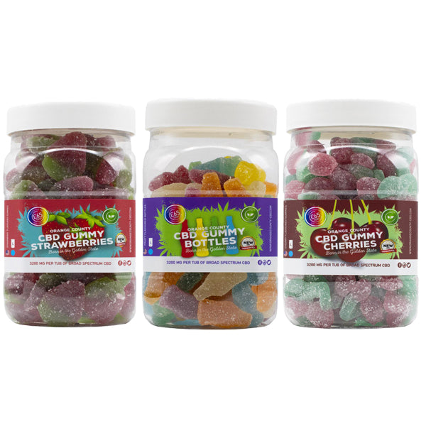 Orange County CBD 3200mg Gummies - Large Pack | Orange County | CBD Products
