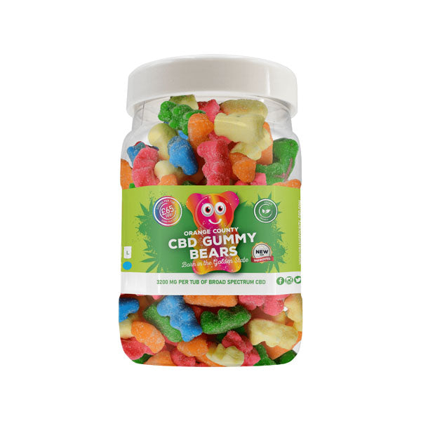 Orange County CBD 3200mg Gummies - Large Pack | Orange County | CBD Products