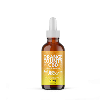 Orange County CBD 500mg 30ml MCT Oil - Organic Coconut Oil | Orange County | CBD Products