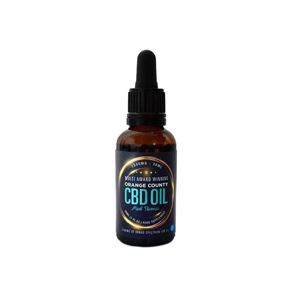 Orange County CBD 500mg Flavoured Tincture Oil 30ml | Orange County | CBD Products