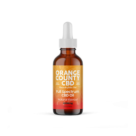 Orange County CBD 6000mg 30ml MCT Oil - Organic Coconut Oil | Orange County | CBD Products