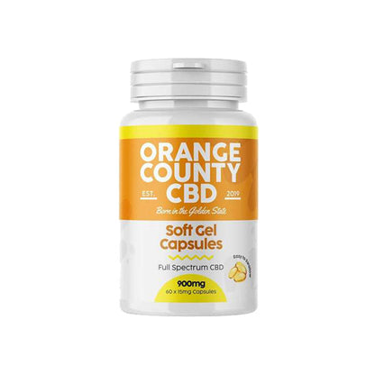 Orange County 900mg Full Spectrum CBD Capsules - 60 Caps | Orange County | CBD Products