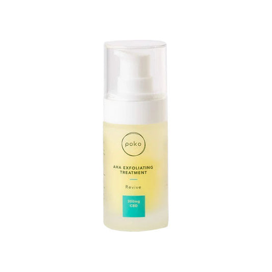 Poko 300mg CBD AHA Exfoliating Treatment - 30ml | Poko | CBD Products