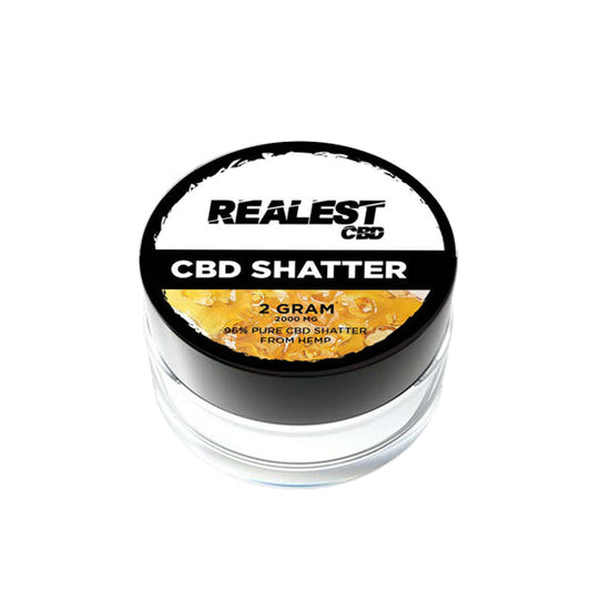 Realest CBD 2000mg CBD Shatter (BUY 1 GET 1 FREE) | Realest CBD | CBD Products