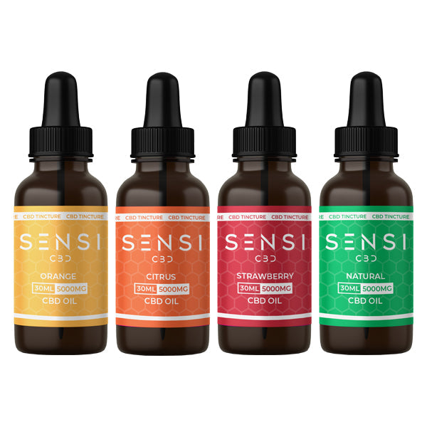 Sensi CBD 5000mg CBD Broad-Spectrum Tinture Oil 30ml (BUY 1 GET 1 FREE) | Sensi CBD | CBD Products