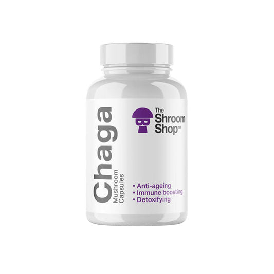 The Shroom Shop Chaga Mushroom 45000mg Capsules - 90 Caps | The Shroom Shop | CBD Products