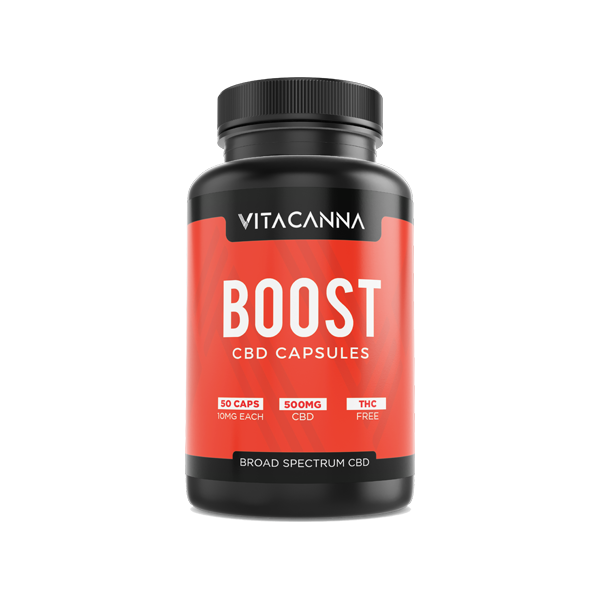 Vita Canna 500mg Broad Spectrum CBD Vegan Capsules - 50 Caps | Vita Canna | CBD Products