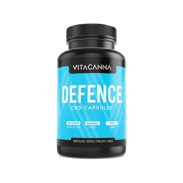 Vita Canna 500mg Broad Spectrum CBD Vegan Capsules - 50 Caps | Vita Canna | CBD Products