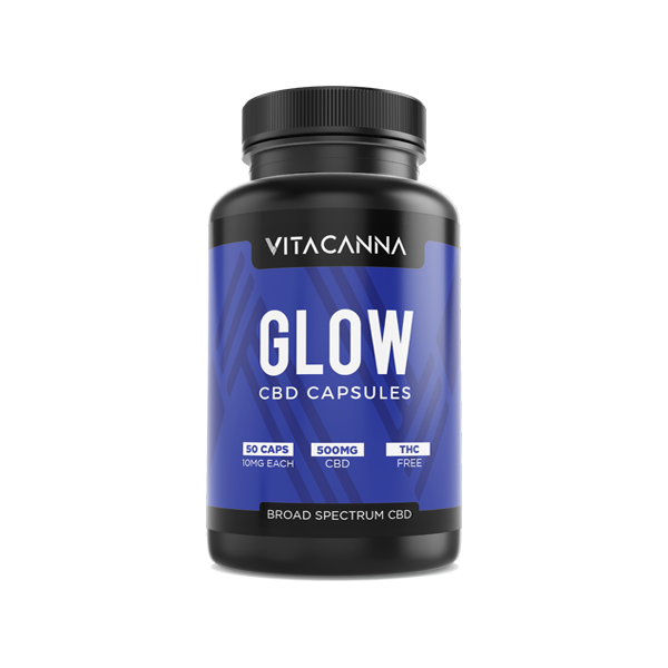 Vita Canna 500mg Broad Spectrum CBD Vegan Capsules - 50 Caps | Vita Canna | CBD Products