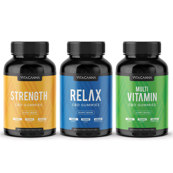 Vita Canna Broad Spectrum 750mg CBD Vegan Gummy Bears | Vita Canna | CBD Products