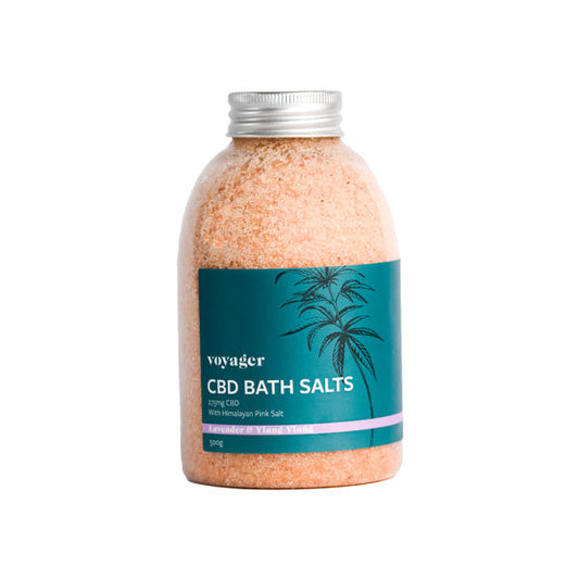 Voyager 275mg CBD Lavender & Ylang Ylang Bath Salts - 500g | Voyager | CBD Products