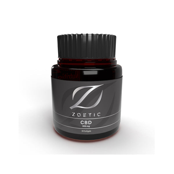 Zoetic 300mg CBD Soft Gel Capsules 30 Soft Gels | Zoetic | CBD Products