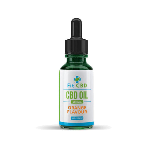 Fit CBD Tincture Oil 500mg CBD Orange 30ml | Fit CBD | CBD Products