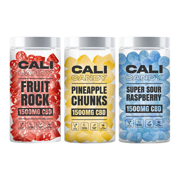 CALI CANDY 1500mg CBD Vegan Sweets (Large) - 10 Flavours | The Cali CBD Co | CBD Products